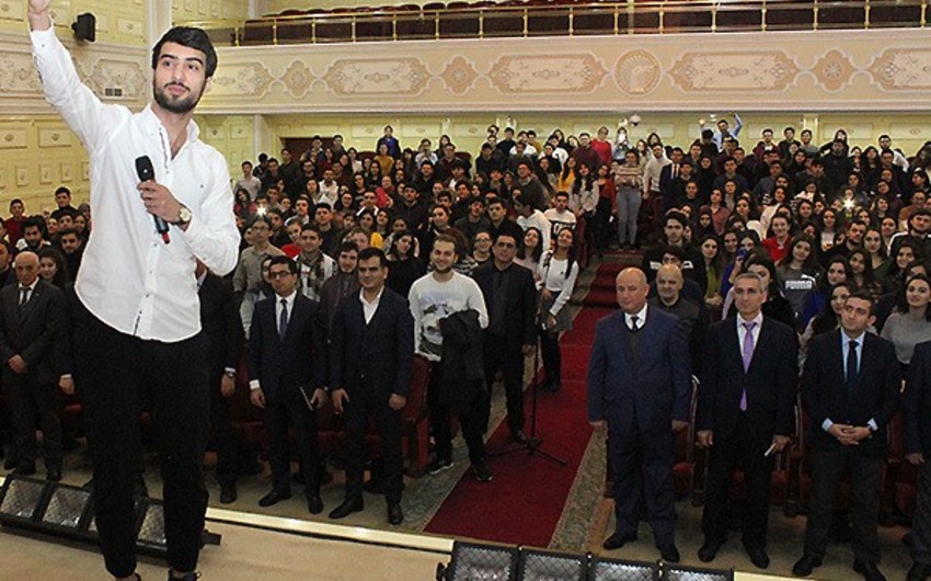 Avropa Liqasının final oyunu ilə əlaqədar BDU-da görüş keçirilib