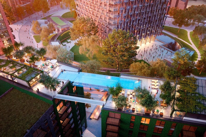 Londonda səma hovuzu tikiləcək - FOTO