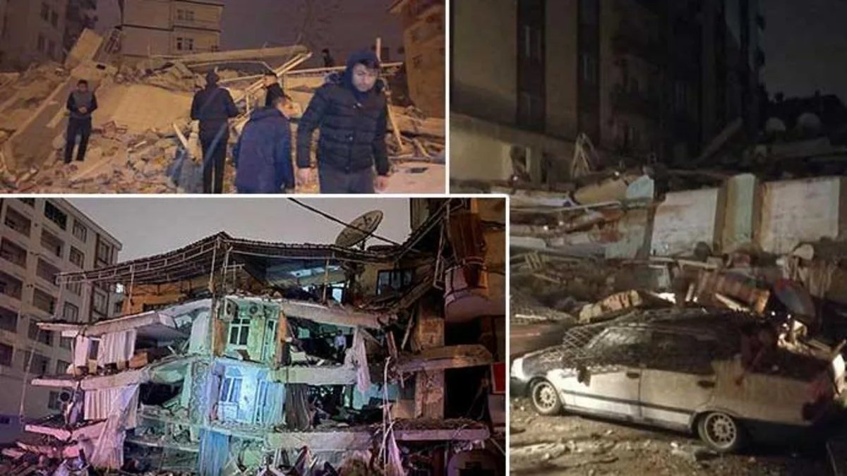 Adanada zəlzələdə 17 və 14 mərtəbəli iki bina tamamilə dağılıb