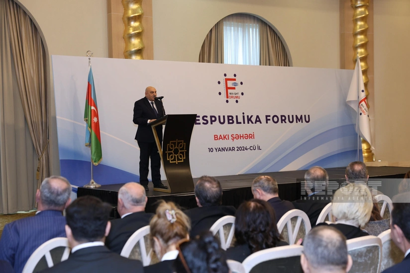 Azerbaijan National NGO Forum accepts statement of support for Ilham Aliyev in presidential elections