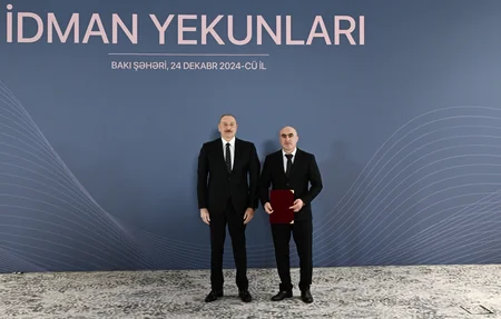 Prezident İlham Əliyev 2024-cü ilin idman yekunlarına həsr olunan mərasimdə iştirak edib - YENİLƏNİB