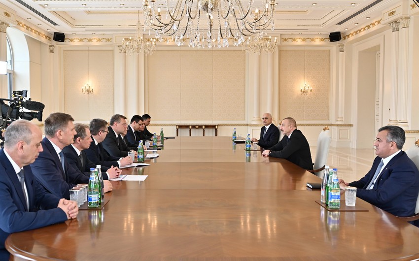 Президент Азербайджана принял губернатора Астраханской области России