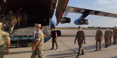 Азербайджанские военнослужащие прибыли в Турцию для участия в учениях