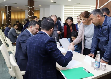 Ağstafada əmək yarmarkası keçirilib