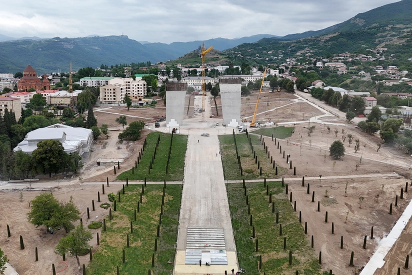 Xankəndidəki Zəfər Tağının hündürlüyü 44 metr olacaq