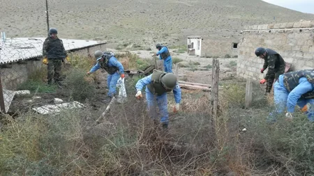 Xızıda 135 ədəd partlamamış hərbi sursat aşkar edilib