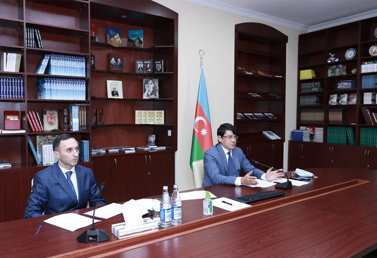 Almaniya azərbaycanlıları ilə videogörüş keçirilib