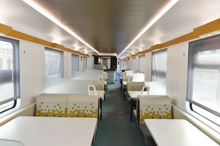 President Ilham Aliyev viewed passenger train to run on Baku-Tbilisi- Kars railway route