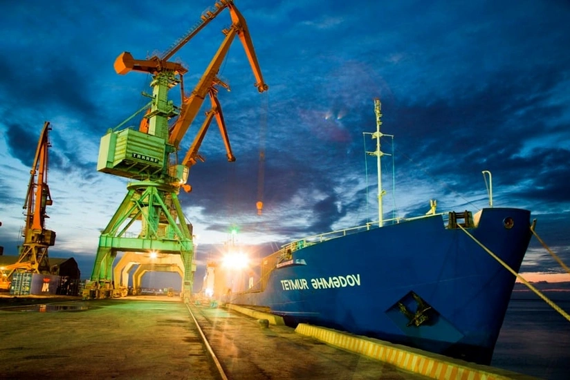 ASCO's dry cargo ship starts feeder transportation to Turkmenbashi