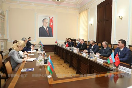 Kamran Əliyevlə Türkiyənin Ali Məhkəməsinin Baş Prokuroru arasında görüş olub 