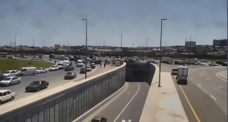 Bakıda yol qəzası baş verib