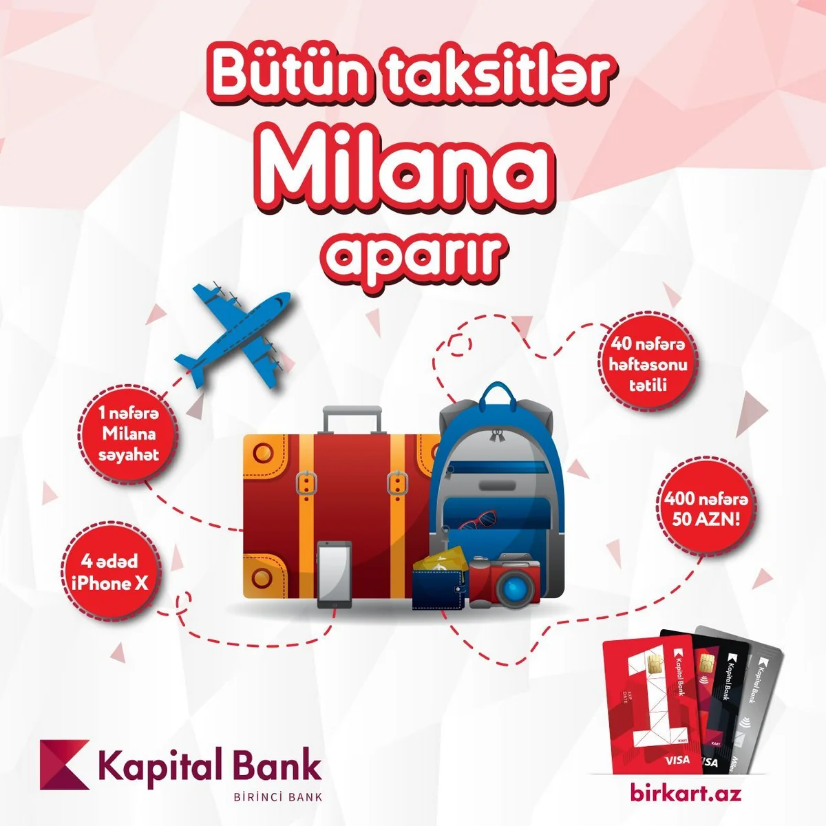 Kapital Bank провел третий тираж лотереи Все такситы ведут в Милан