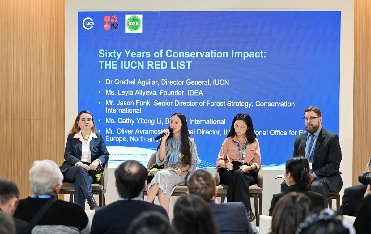 Leyla Aliyeva attends panel discussion on protecting endangered species at COP29