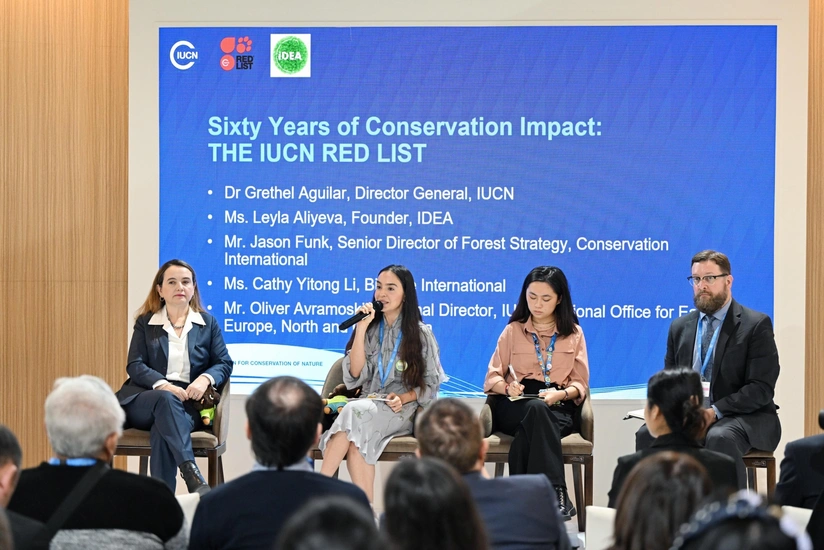 Leyla Aliyeva attends panel discussion on protecting endangered species at COP29