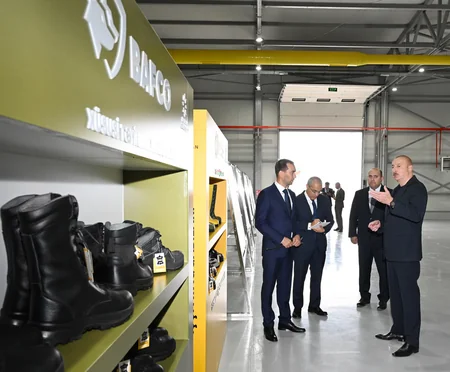 Prezident İlham Əliyev Ağdam Sənaye Parkında görülən işlərlə tanış olub, yeni zavodların açılışlarında iştirak edib