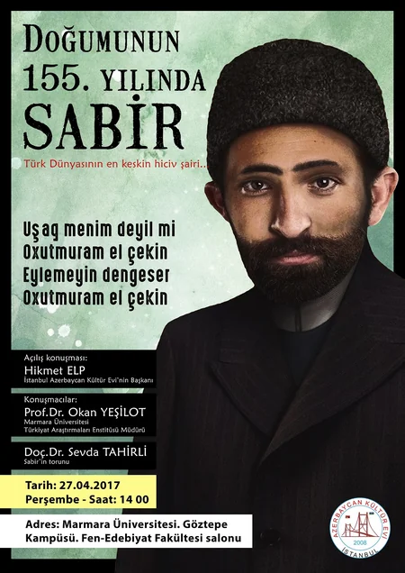İstanbulda Mirzə Ələkbər Sabirin anadan olmasının 155 illiyi qeyd olunub - VİDEO