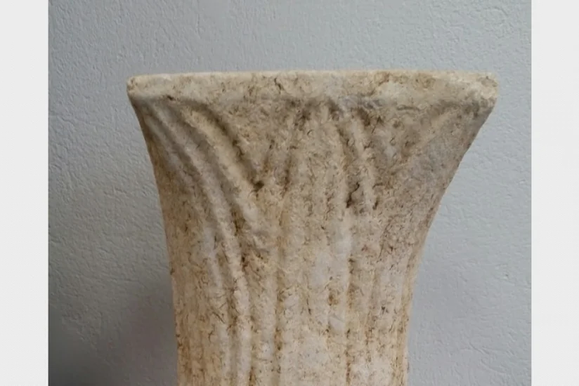 TAP discovers column capital part of 6th Century religious monument