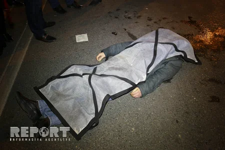 Bakıda moped piyadanı vuraraq öldürüb - FOTO - VİDEO - YENİLƏNİB