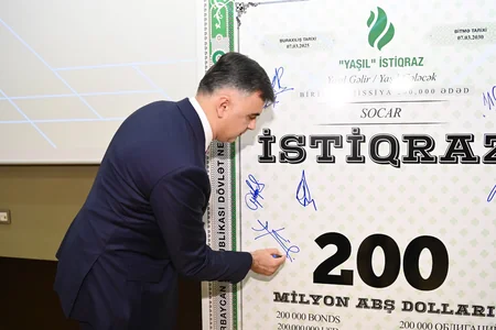 SOCAR-ın Yaşıl istiqrazlarının tədavülə buraxılması ilə bağlı tədbir keçirilib - ƏLAVƏ OLUNUB