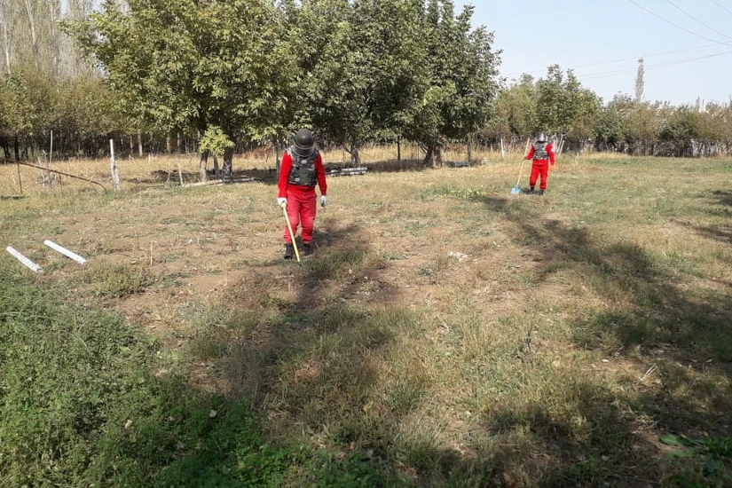 Cəbhəboyu ərazilərdə mərmi qalıqları aşkarlandı