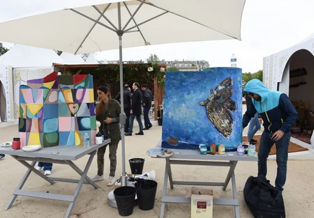 Parisdə “Azərbaycan şəhərciyi”nin rəsmi açılışı olub