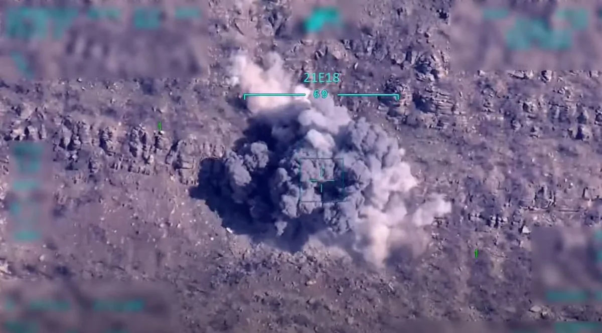 MoD releases footage of Turkish Army destroying well-known terrorist