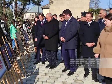 Zərdabda Xocalı soyqırımının ildönümü ilə bağlı anım mərasimi keçirilib