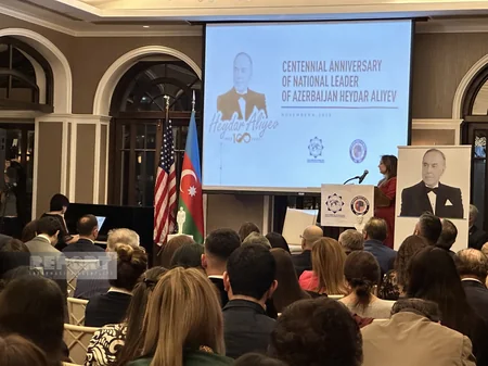 ABŞ-da Ümummilli Lider Heydər Əliyevin 100-cü ildönümü qeyd olunub