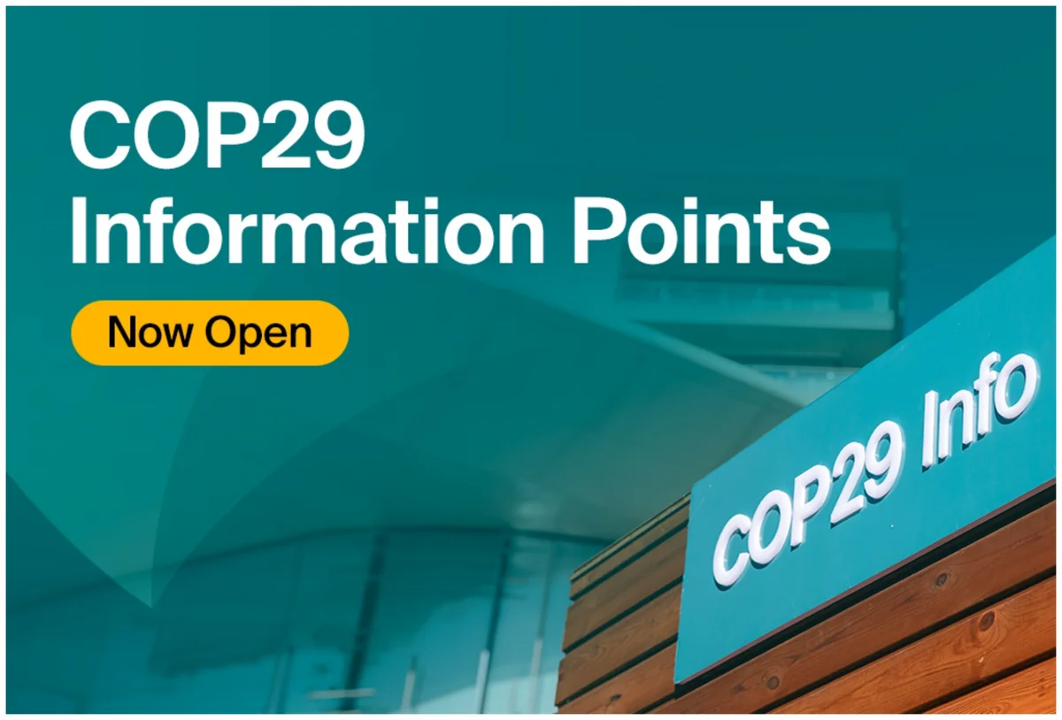 COP29 information points launched