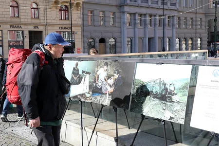 Snapshots of Sorrow: Azerbaijan's mine victims remembered in Prague