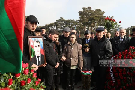 Şəhid Orxan Əsgərov İkinci Şəhidlər xiyabanında dəfn edilib - YENİLƏNİB-5