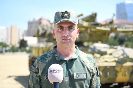 Обнаруженный в Ходжалы ЗРК доставлен в Парк военных трофеев в Баку