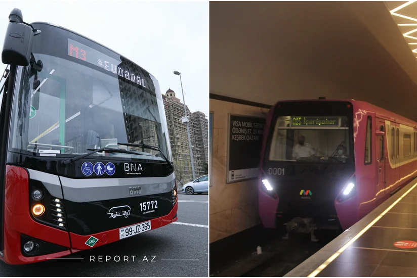 Həftəsonları avtobusların və metronun fəaliyyətinə qoyulan qadağanın ləğvi qərarı qüvvəyə minib