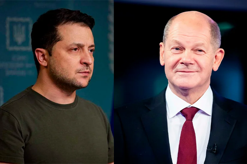 Зеленский обсудил с Шольцем дальнейшее сотрудничество для усиления украинской армии