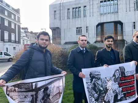Londonda Xocalı soyqırımı qurbanlarının xatirəsi yad edilib