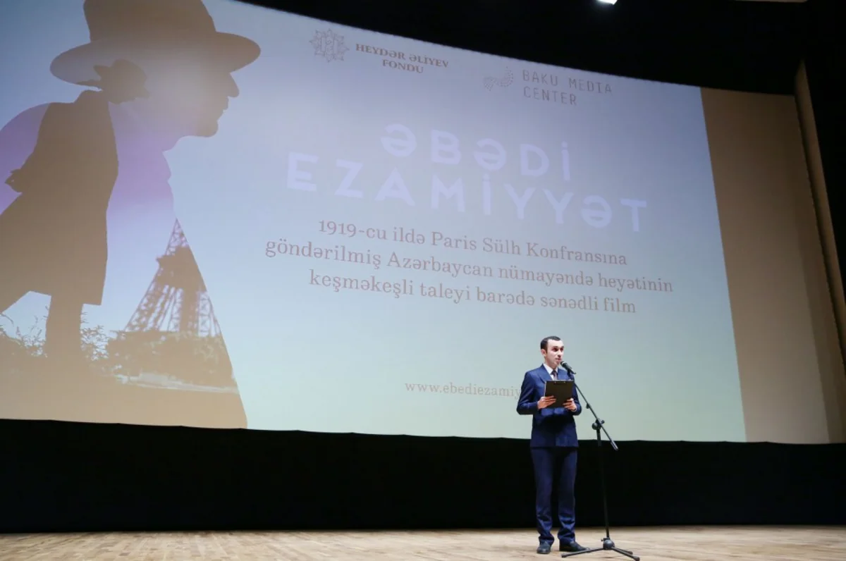​Heydər Əliyev Fondunun dəstəyi ilə çəkilən “Əbədi ezamiyyət” sənədli filminin təqdimatı olub
