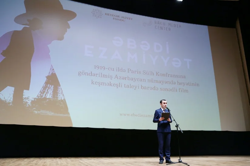 ​Heydər Əliyev Fondunun dəstəyi ilə çəkilən “Əbədi ezamiyyət” sənədli filminin təqdimatı olub