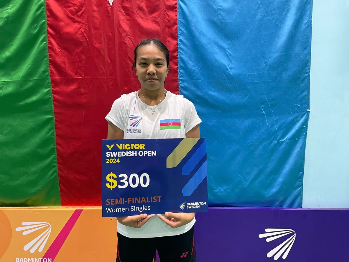 Azərbaycan badmintonçusu beynəlxalq turnirdə 1750 reytinq xalı qazanıb
