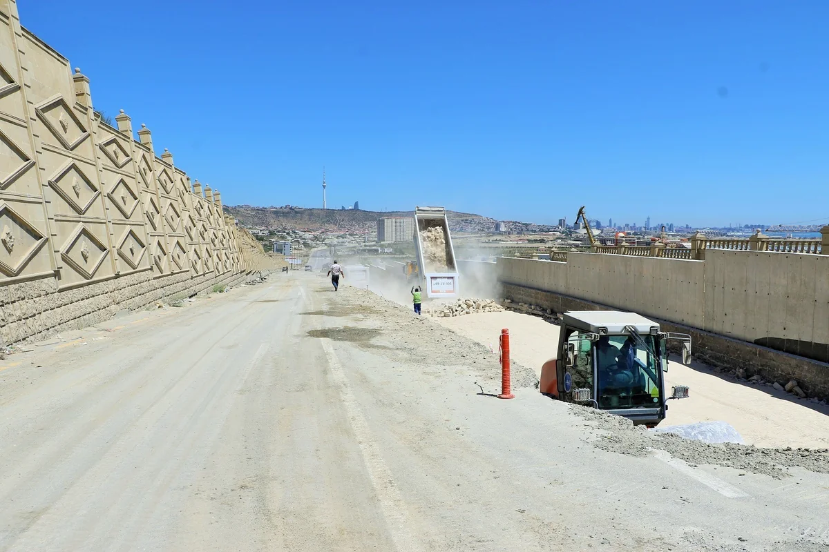 Bibiheybət yolunda tikinti-bərpa işləri növbəti həftə yekunlaşacaq