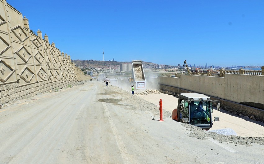 Bibiheybət yolunda tikinti-bərpa işləri növbəti həftə yekunlaşacaq