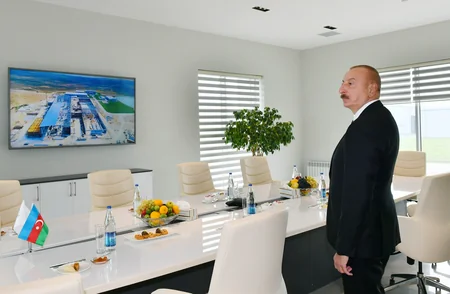 Prezident Zirədə zeytun emalı zavodunun açılışında iştirak edib - YENİLƏNİB