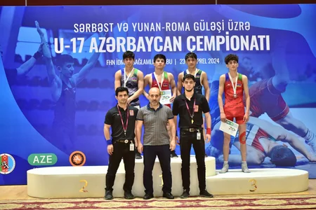 Güləş üzrə U-17 Azərbaycan çempionatında növbəti mükafatçılar müəyyənləşib