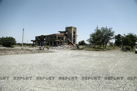 Ağdam şəhər 1 saylı məktəb binası... - FOTO