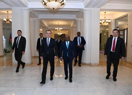 Azerbaijani FM receives president of UN General Assembly