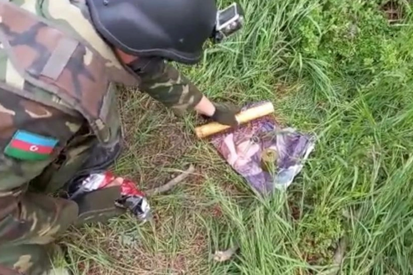 Bakıda hərbi sursat, Naxçıvanda top mərmisi tapılıb