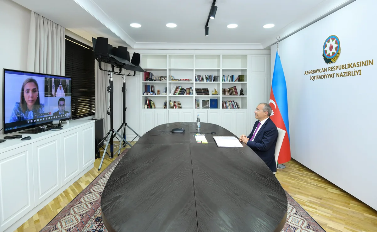 İqtisadiyyat naziri İslam İnkişaf Bankı Qrupunun Prezidenti ilə görüşüb