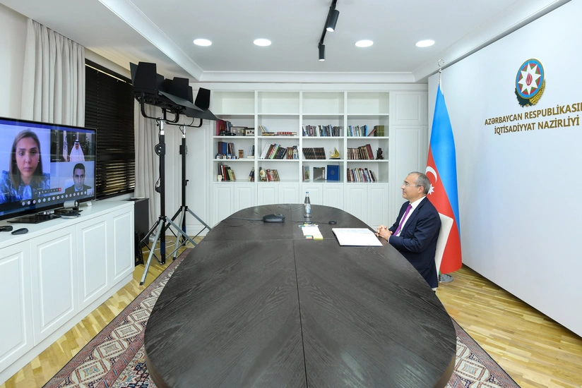 İqtisadiyyat naziri İslam İnkişaf Bankı Qrupunun Prezidenti ilə görüşüb