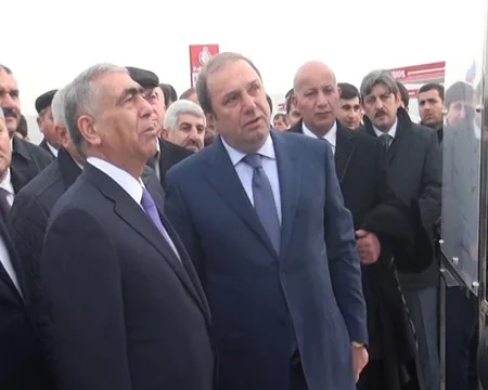 Hacıqabul-Kürdəmir avtomobil yolunun açılış mərasimi keçirilib