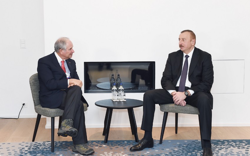 Azərbaycan prezidentinin ABŞ-ın “Blackstone” şirkətinin həmtəsisçisi və icraçı direktoru ilə görüşü olub