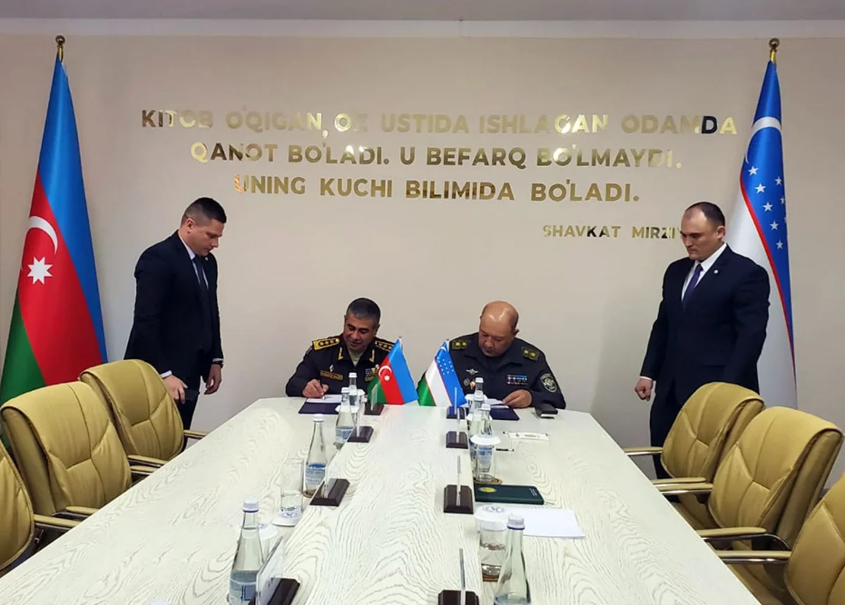 Azərbaycan və Özbəkistan müdafiə nazirləri hərbi əməkdaşlığı müzakirə ediblər, sənəd imzalayıblar